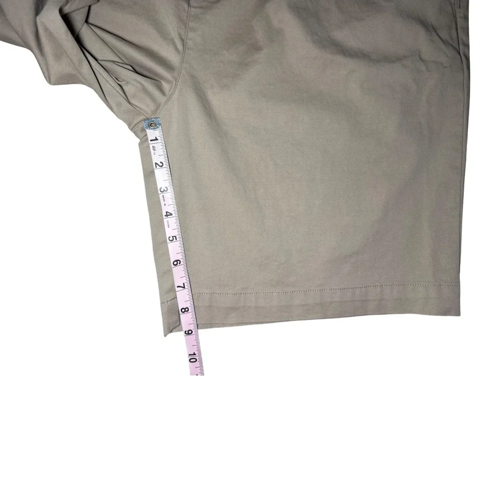 Adidas Golf Chino Shorts Men Size 38 Khaki Stretch